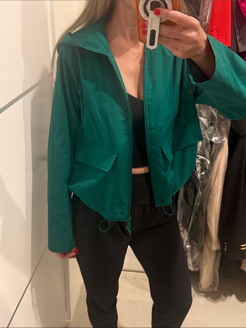 Sincerely Jules Golf & Tennis Women’s Green Lightweight Zip Jacket M